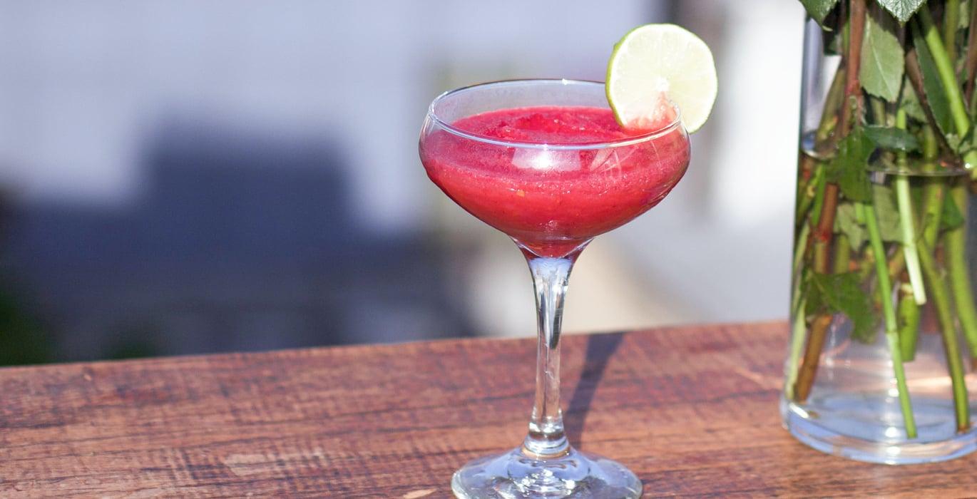 Frozen Strawberry Rosé AKA Frosé